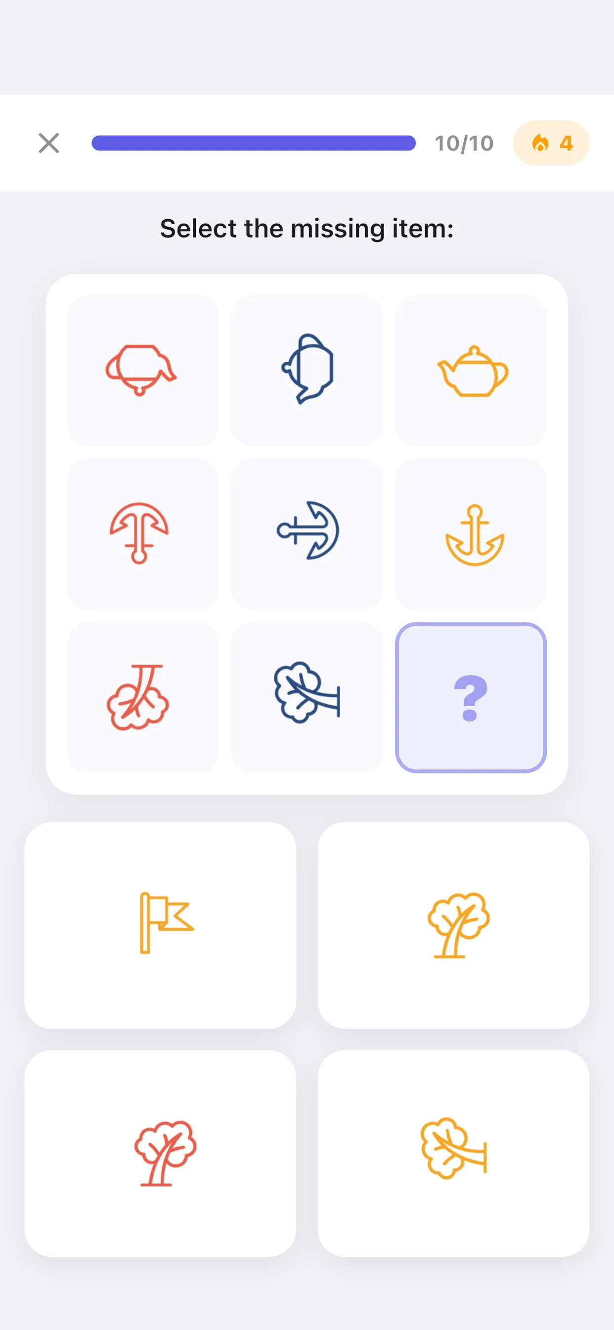 BrainPulse – executive function exercise, patterns and sequences